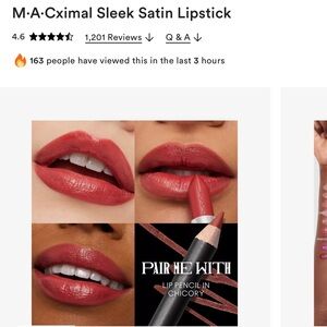 New! Maximal Sleek Satin Lipstick - Brick-o-la